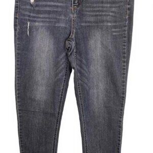 Democracy‎ Women's Distressed Blue Skinny Jeans Size 10